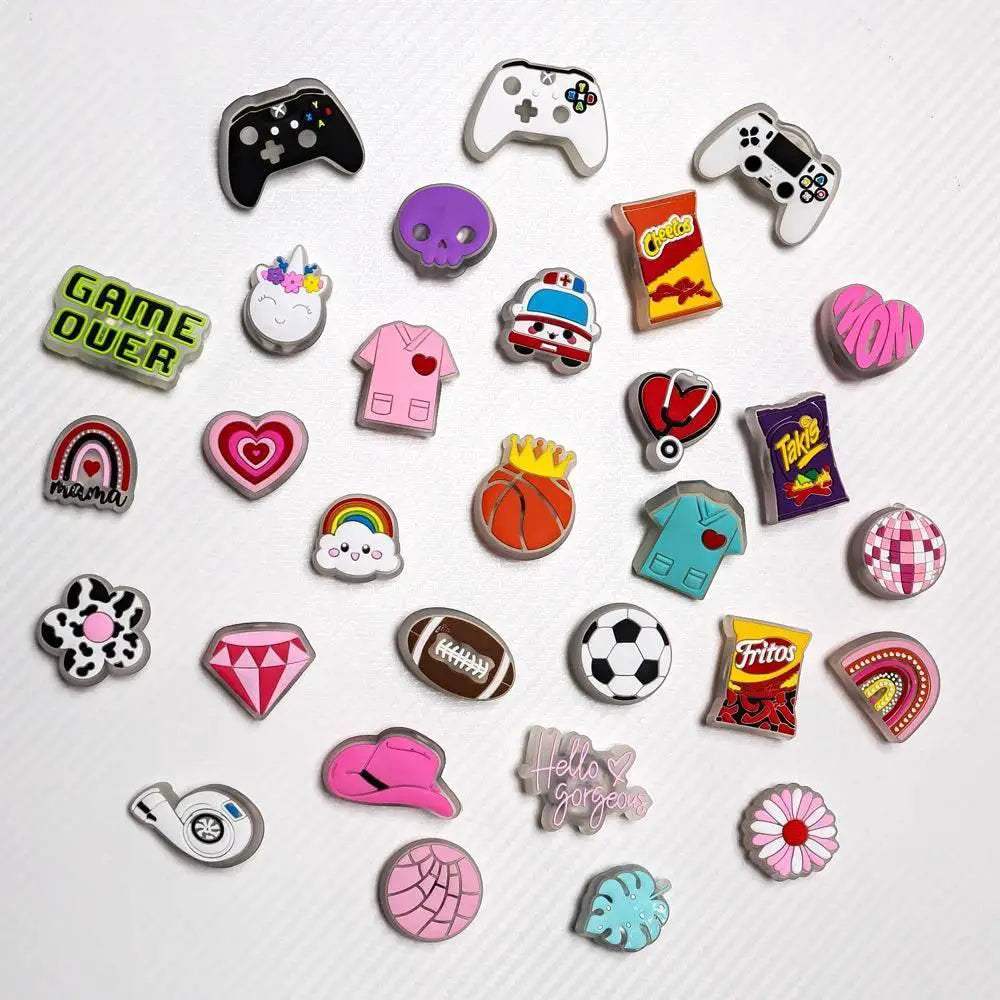  Bright LED Rainbow Flower Shoe Charms 1Pc Toyland EU -  ToylandEU™