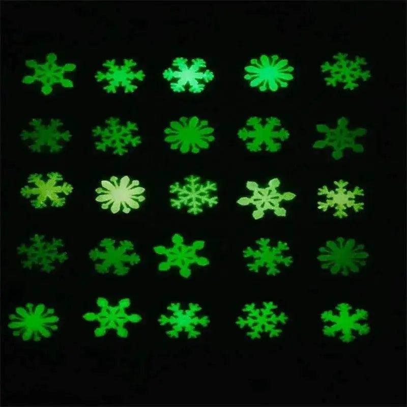  Bright Luminous Snowflake Wall Decals Toyland EU -  ToylandEU™