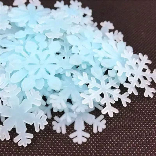  Bright Luminous Snowflake Wall Decals Toyland EU -  ToylandEU™