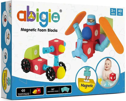  Bright Magnetic Foam Blocks Set 3-6 Toyland EU -  ToylandEU™