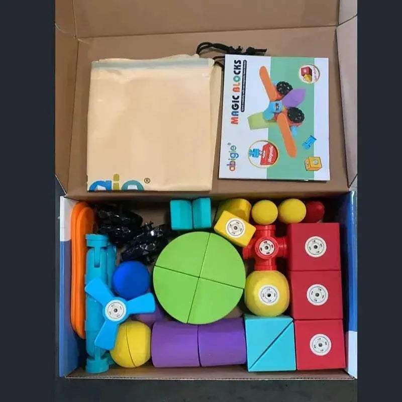  Bright Magnetic Foam Blocks Set 3-6 Toyland EU -  ToylandEU™