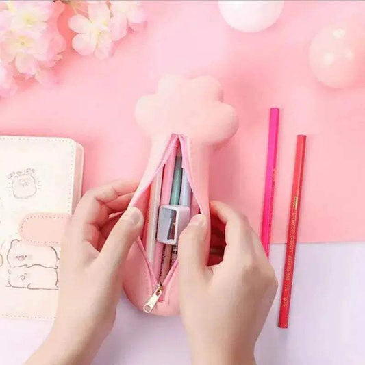  Bright Pencil Case Cat Paw 20x9x4cm Silicone Toyland EU -  ToylandEU™
