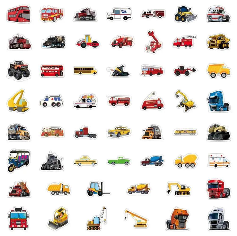  Bright Truck Car Stickers Waterproof PVC Toyland EU -  ToylandEU™
