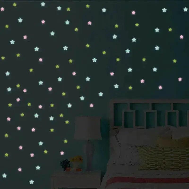  Brilliant Luminous Stars Wall Stickers Toyland EU -  ToylandEU™