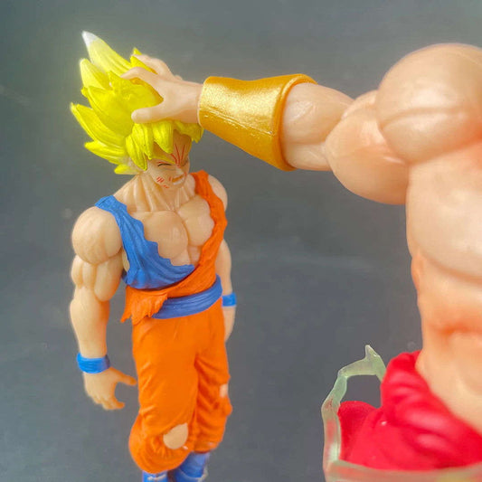 Broly Vs Son Goku Figure, Dragon Ball Z Legedary Super Saiyan Figurine Anime 8in