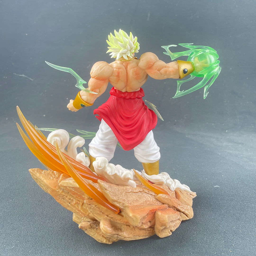Broly Vs Son Goku Figure, Dragon Ball Z Legedary Super Saiyan Figurine Anime 8in