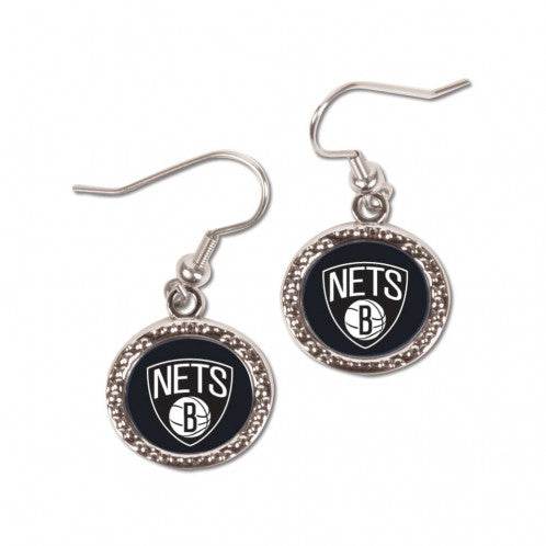 Brooklyn Nets Earrings Officially Licensed Special Order - ToylandEU