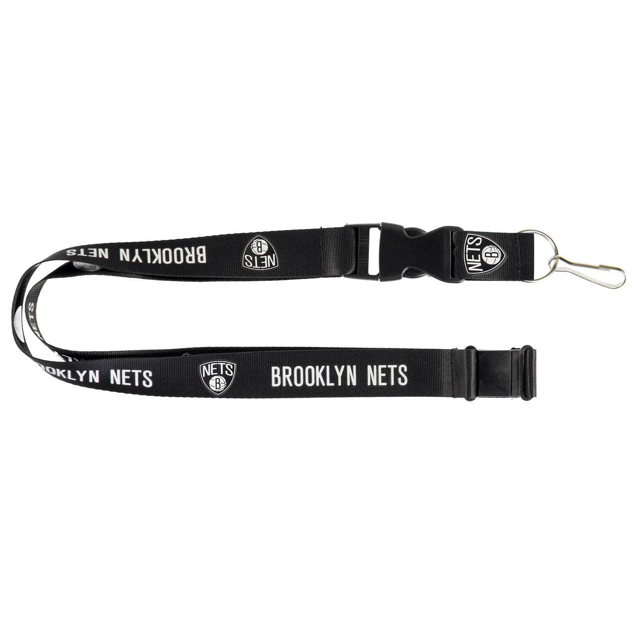 Brooklyn Nets Lanyard Black Special Order Aminco Official - ToylandEU