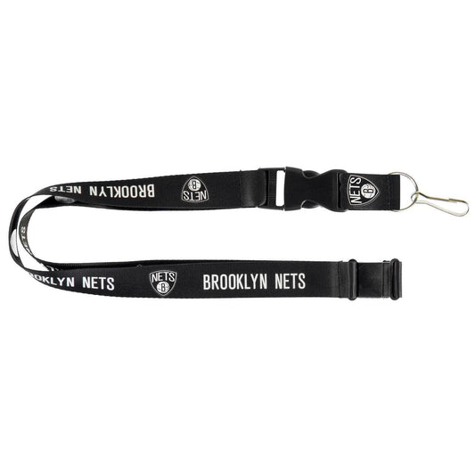 Brooklyn Nets Lanyard Black Special Order Aminco Official - ToylandEU