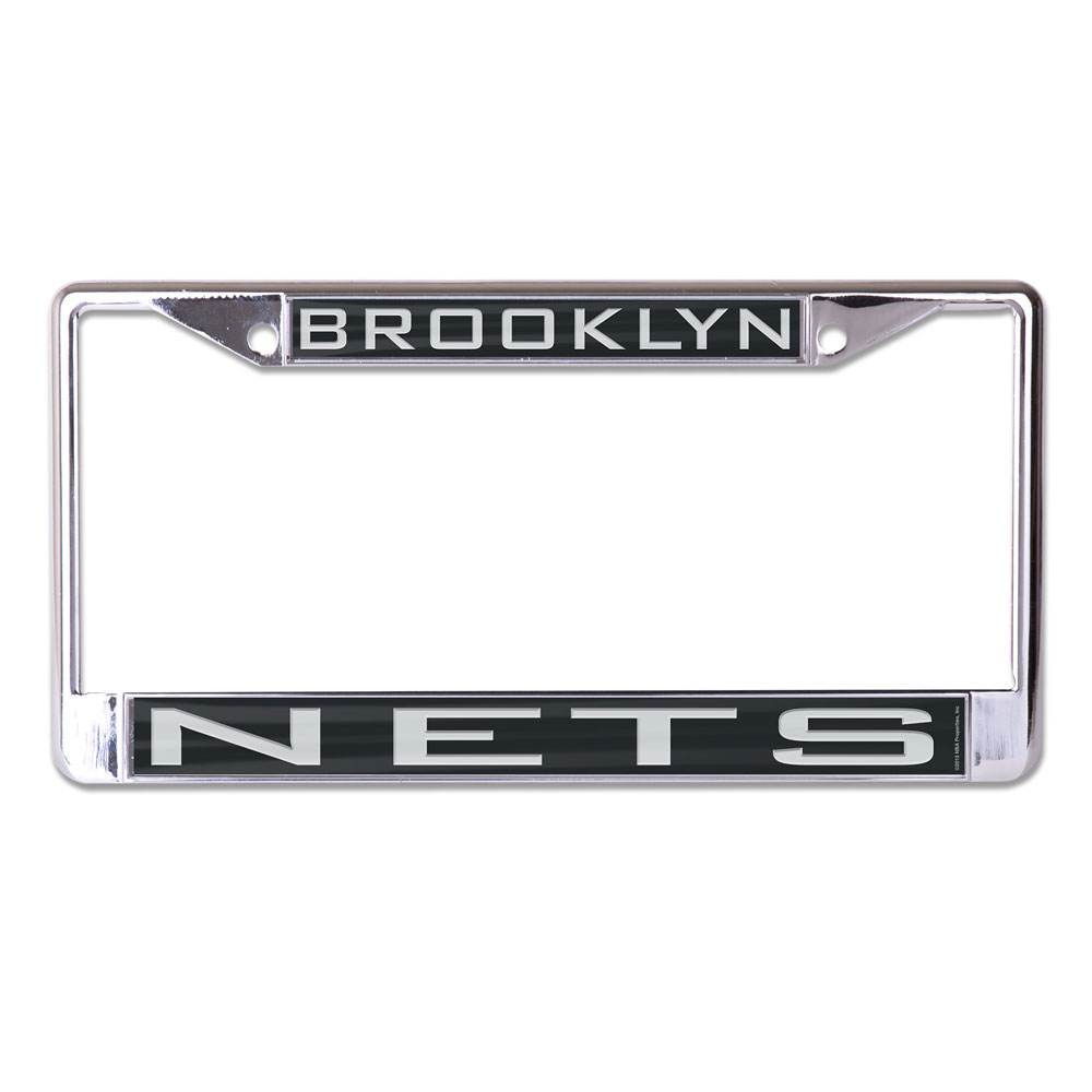Brooklyn Nets License Plate Frame Inlaid Mirror Finish - ToylandEU