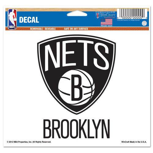 Brooklyn Nets Officially Licensed Decal 5x6 Multi Use Color - ToylandEU
