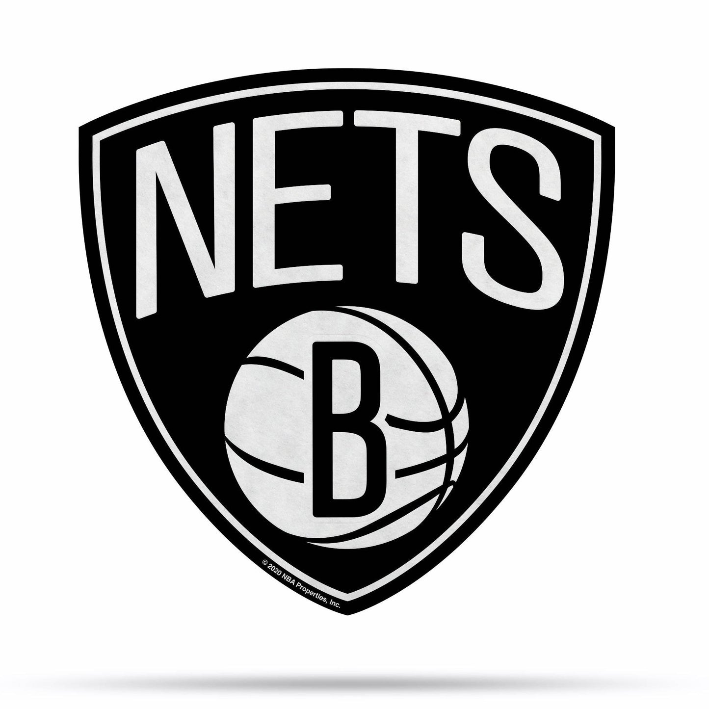 Brooklyn Nets Pennant Shape Cut Logo Design Special Order - ToylandEU
