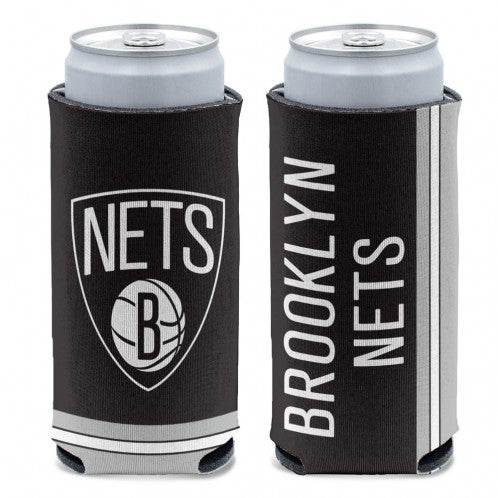 Brooklyn Nets Slim Can Cooler Full Color Imprinted Foam - ToylandEU