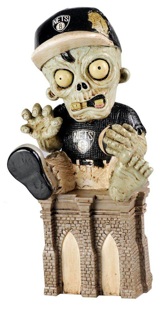 Brooklyn Nets Zombie Figurine Handcrafted 10 Inch Garden - ToylandEU