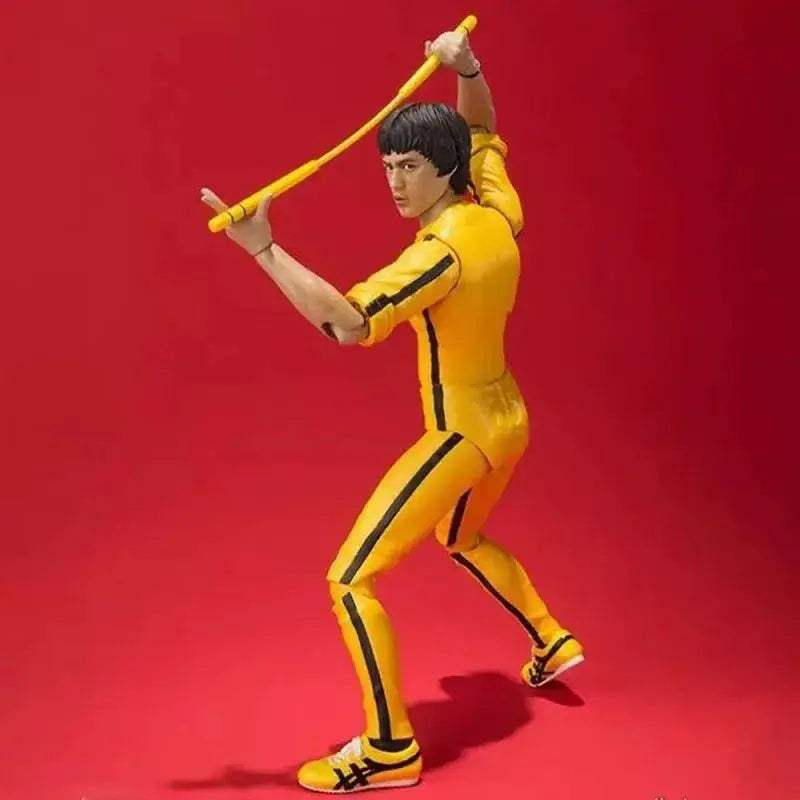 Bruce Lee Articulated Action Figure Yellow Jumpsuit - ToylandEU