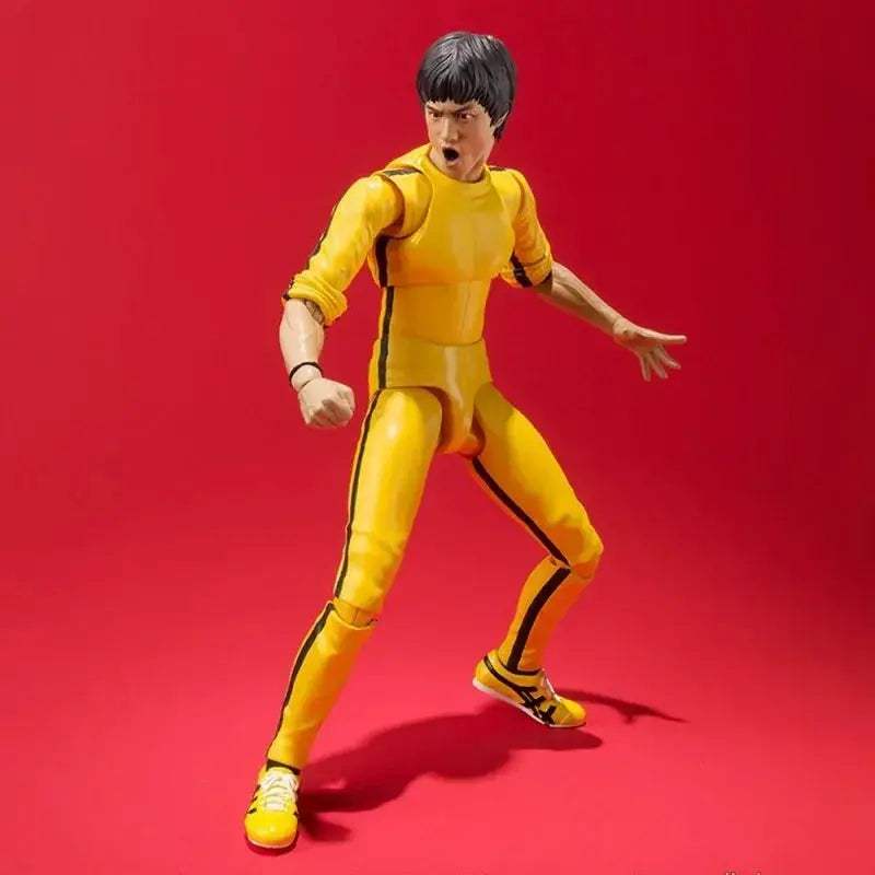 Bruce Lee Articulated Action Figure Yellow Jumpsuit - ToylandEU