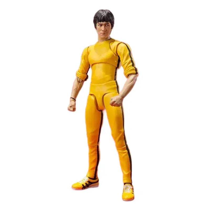 Bruce Lee Articulated Action Figure Yellow Jumpsuit - ToylandEU