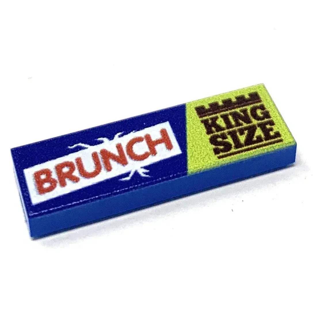 Brunch Candy Bar LEGO Tile 1x3 Printed King Size Collectible - ToylandEU