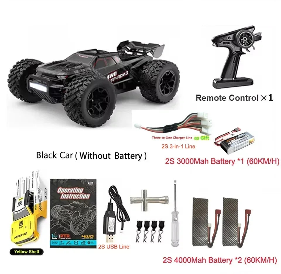  Brushless 14 Scale RC Car 4WD Offroad High Speed Pro 
