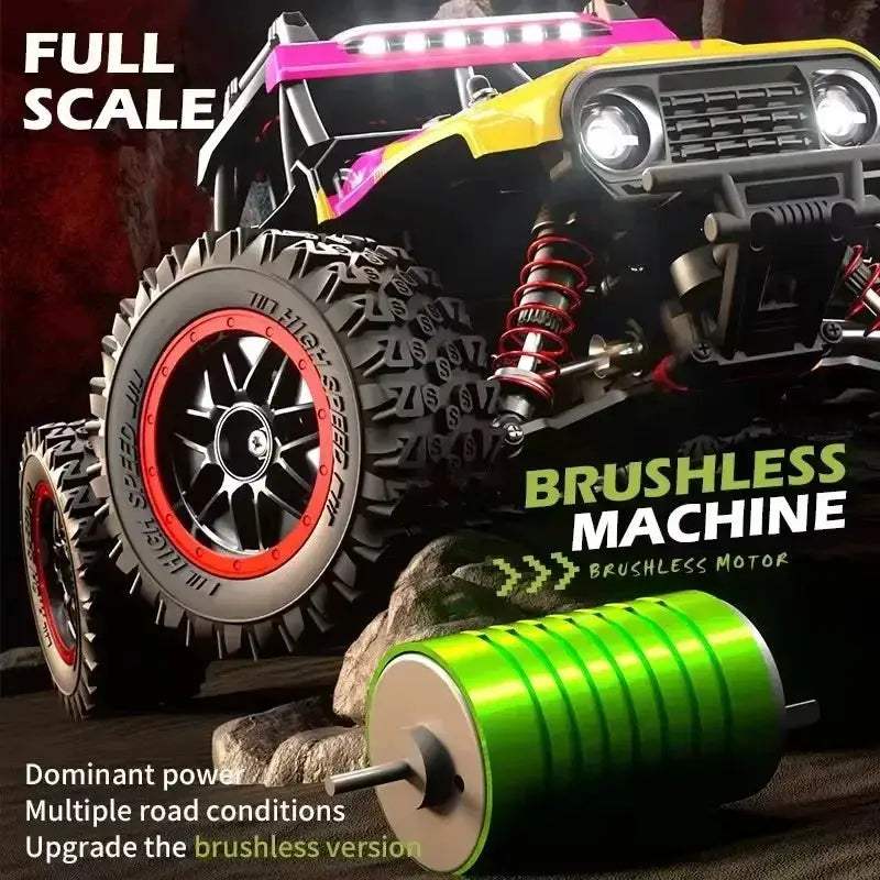 Brushless 1To16 RC Car High Speed 4WD Monster Truck - ToylandEU