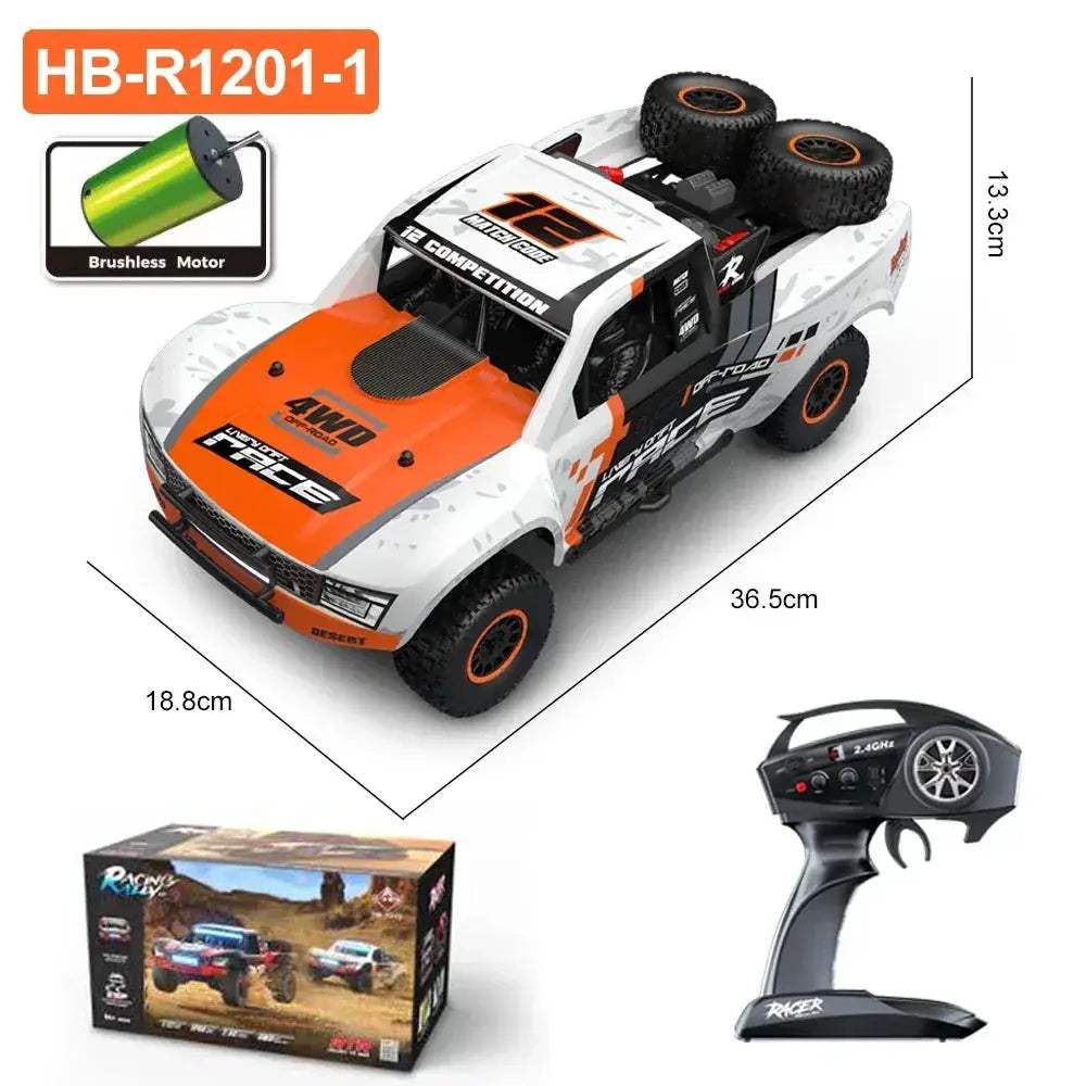 Brushless 4WD RC Car R1201 High Speed Remote Control - ToylandEU