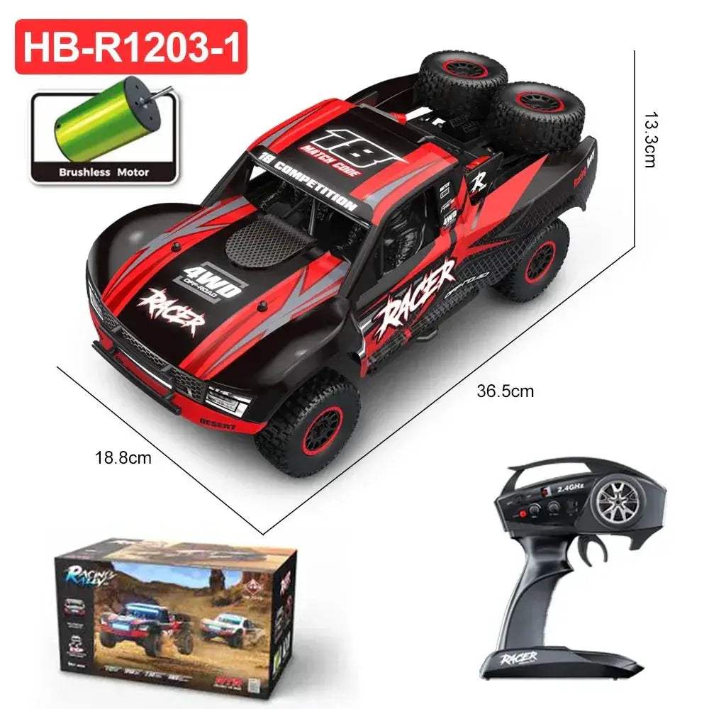 Brushless 4WD RC Car R1201 High Speed Remote Control - ToylandEU