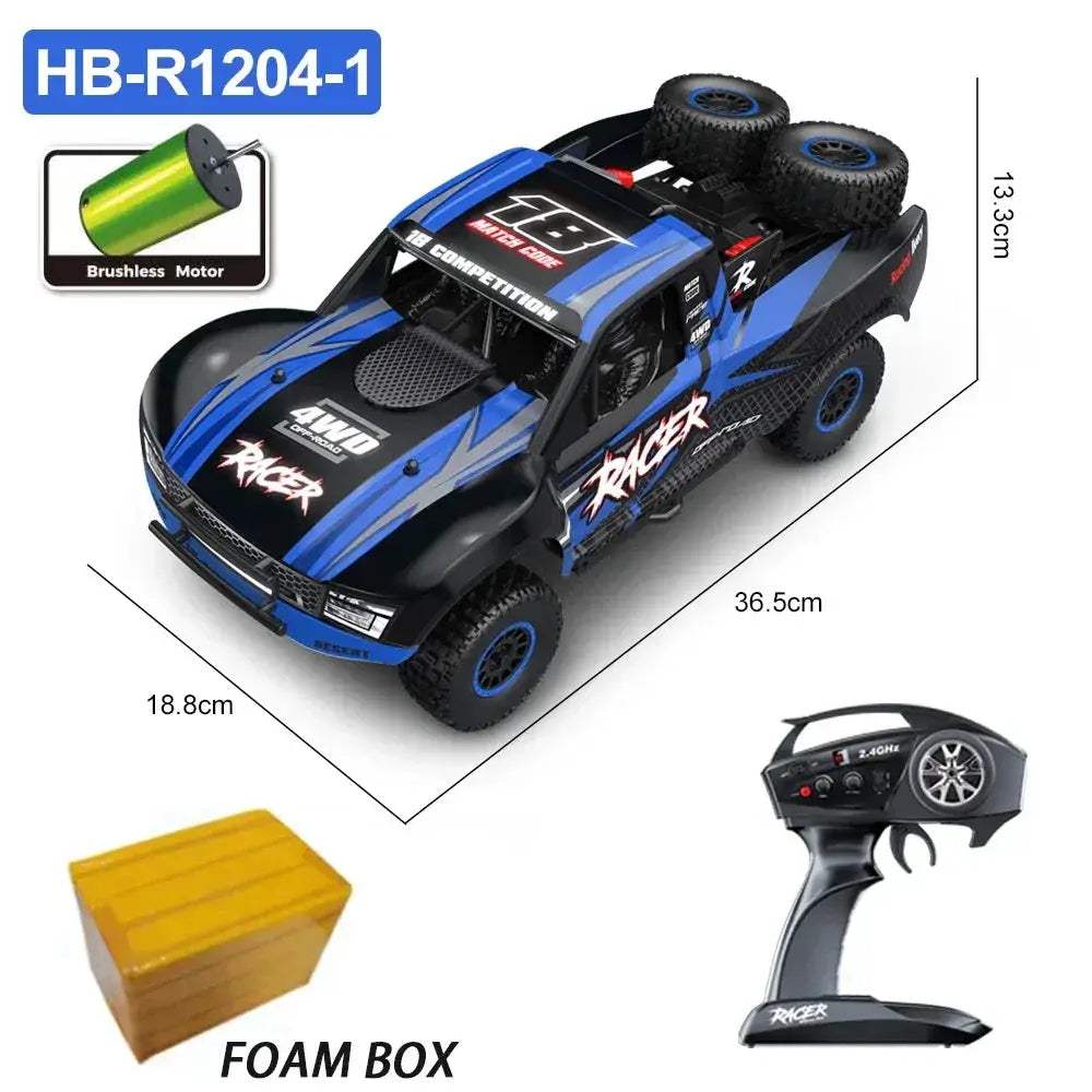 Brushless 4WD RC Car R1201 High Speed Remote Control - ToylandEU