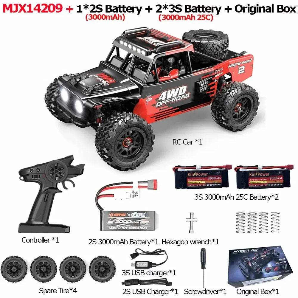 Brushless 4WD RC Car With 75 Kmh Off Road SpeedBoost - ToylandEU
