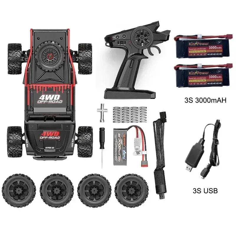 Brushless 4WD RC Car With 75 Kmh Off Road SpeedBoost - ToylandEU