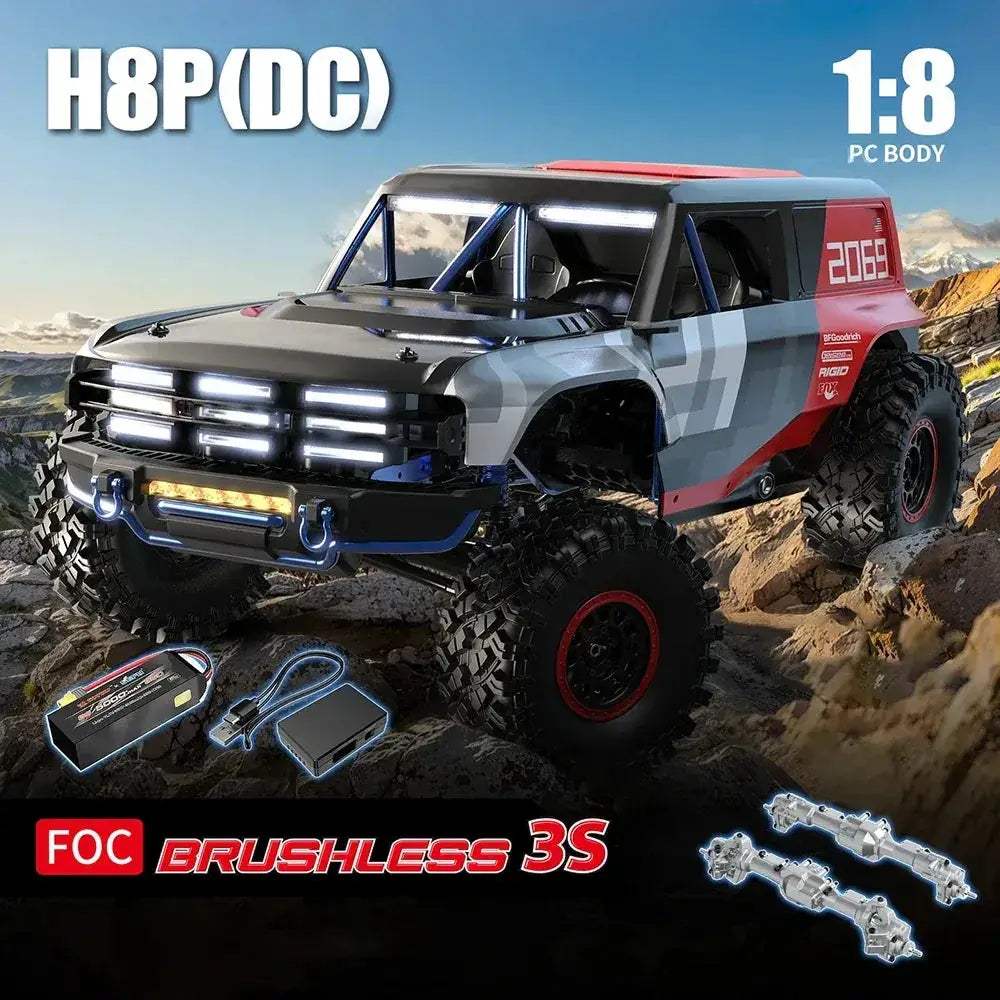 Brushless Eighth Scale 4WD RC Car Offroad Adventure Toy - ToylandEU