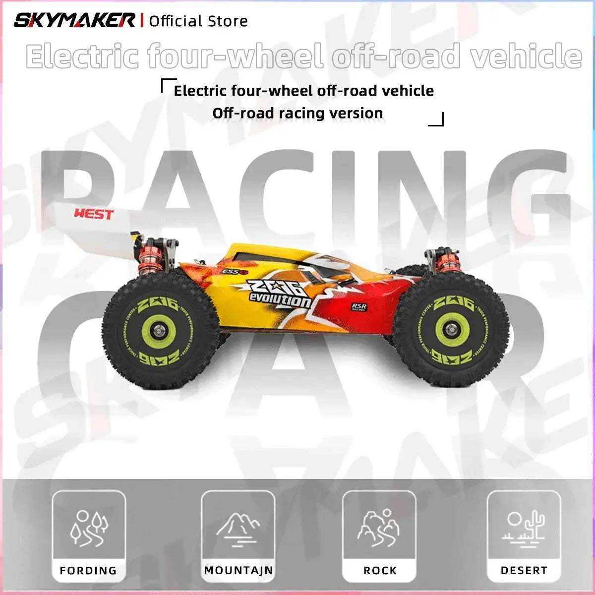 Brushless Off-Road RC Car 1 to 14 Scale High Speed - ToylandEU