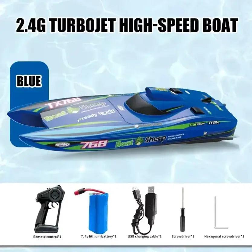  Brushless RC Boat High Speed Remote Control Speedboat Toy -  ToylandEU™