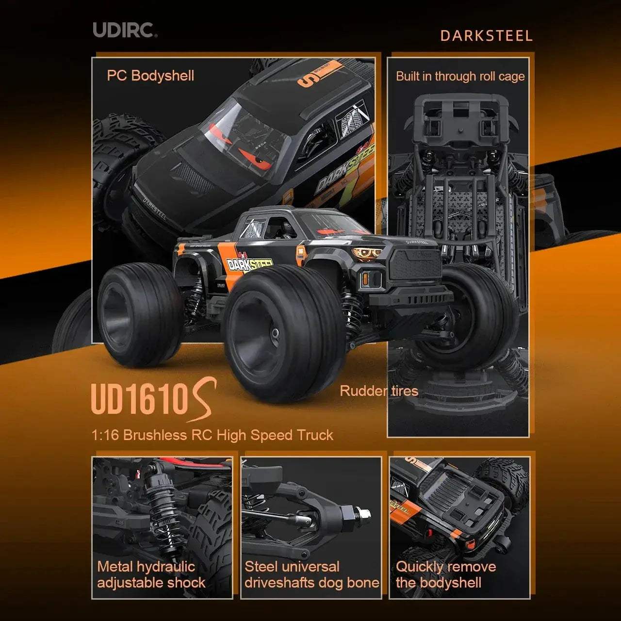 Brushless RC Car 1By16 Off Road Crawler For Adults - ToylandEU