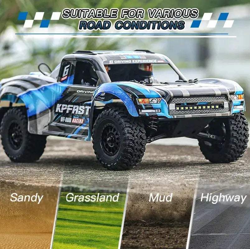 Brushless RC Car 4WD Off Road Monster Truck Performance 60kmh - ToylandEU