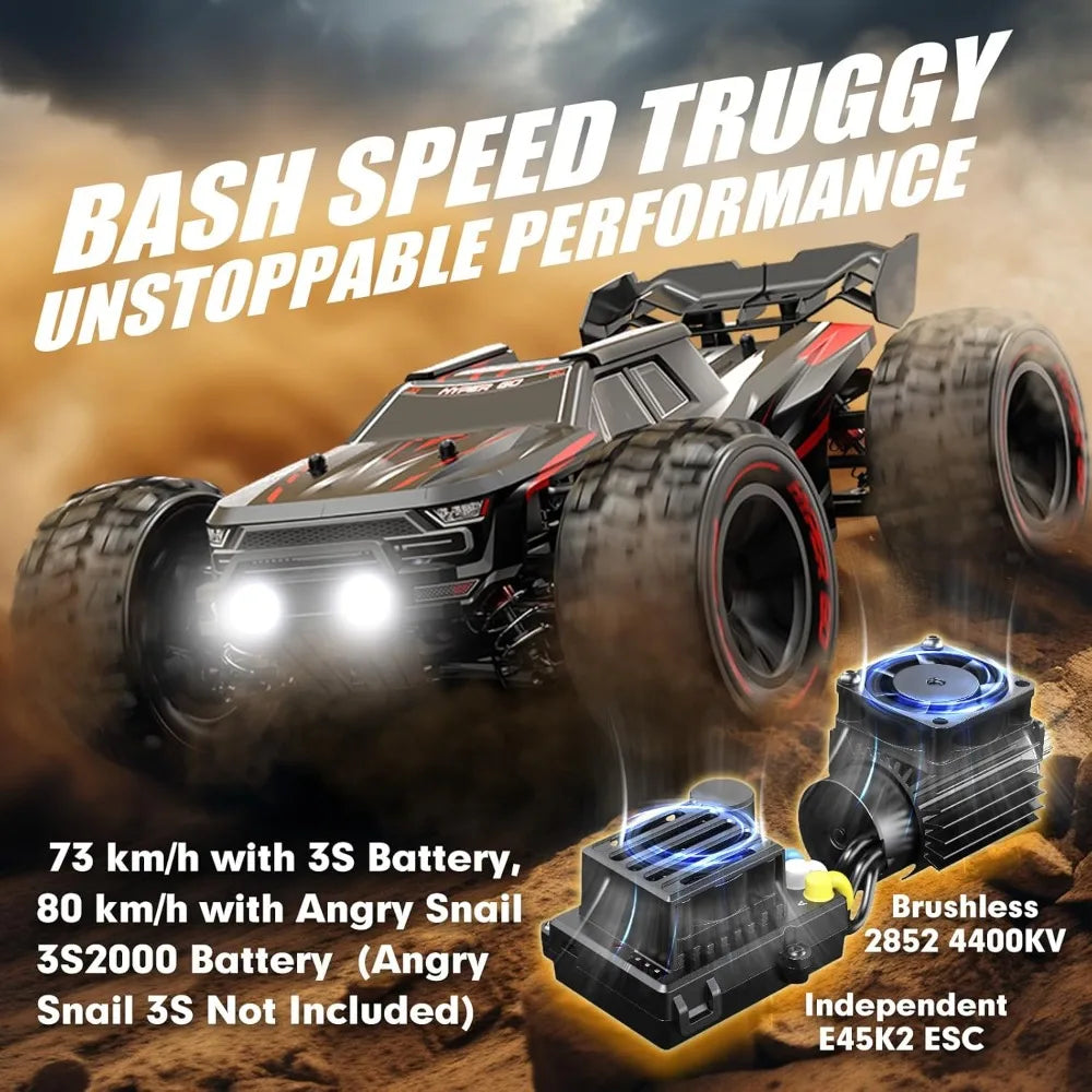  Brushless RC Car 50mph 4WD All Terrain Waterproof 
