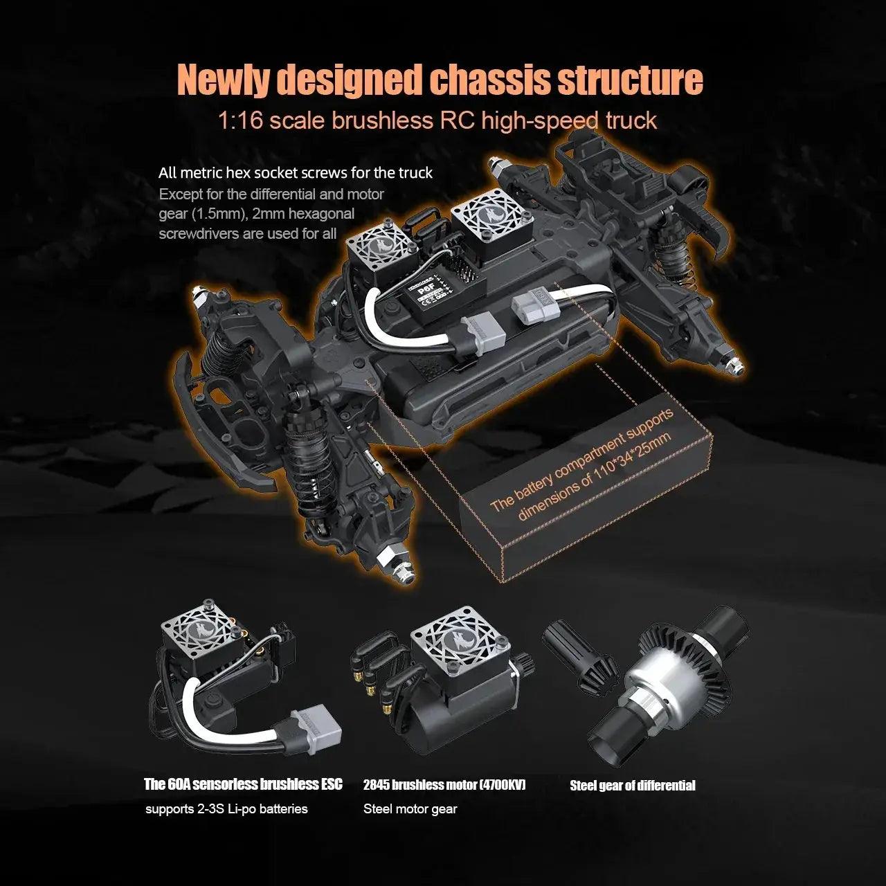  Brushless RC Car Off Road Crawler For Adults -  ToylandEU™
