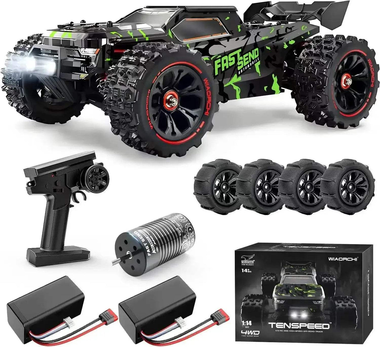 Brushless RC Cars 50 MPH Offroad Electric Remote Control - ToylandEU