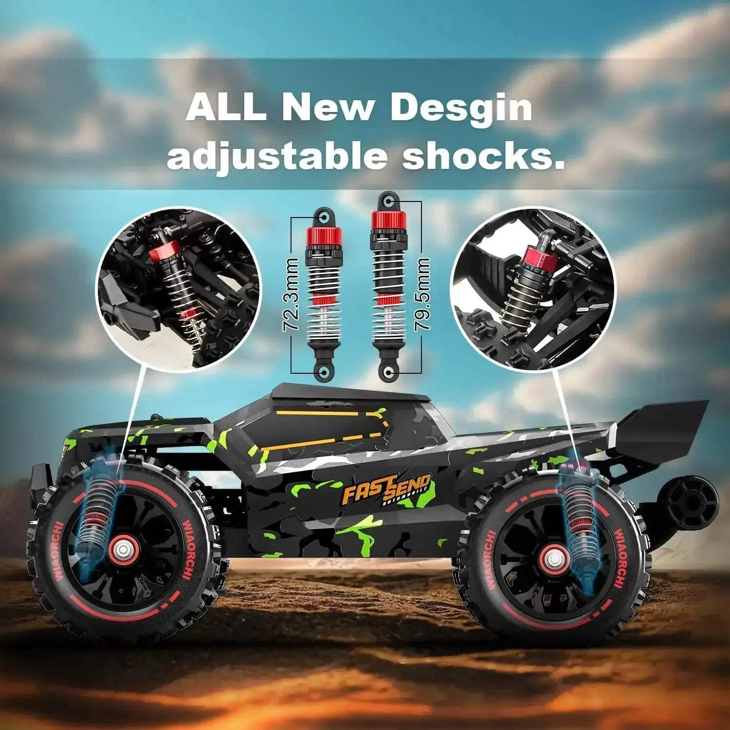Brushless RC Cars 50 MPH Offroad Electric Remote Control - ToylandEU