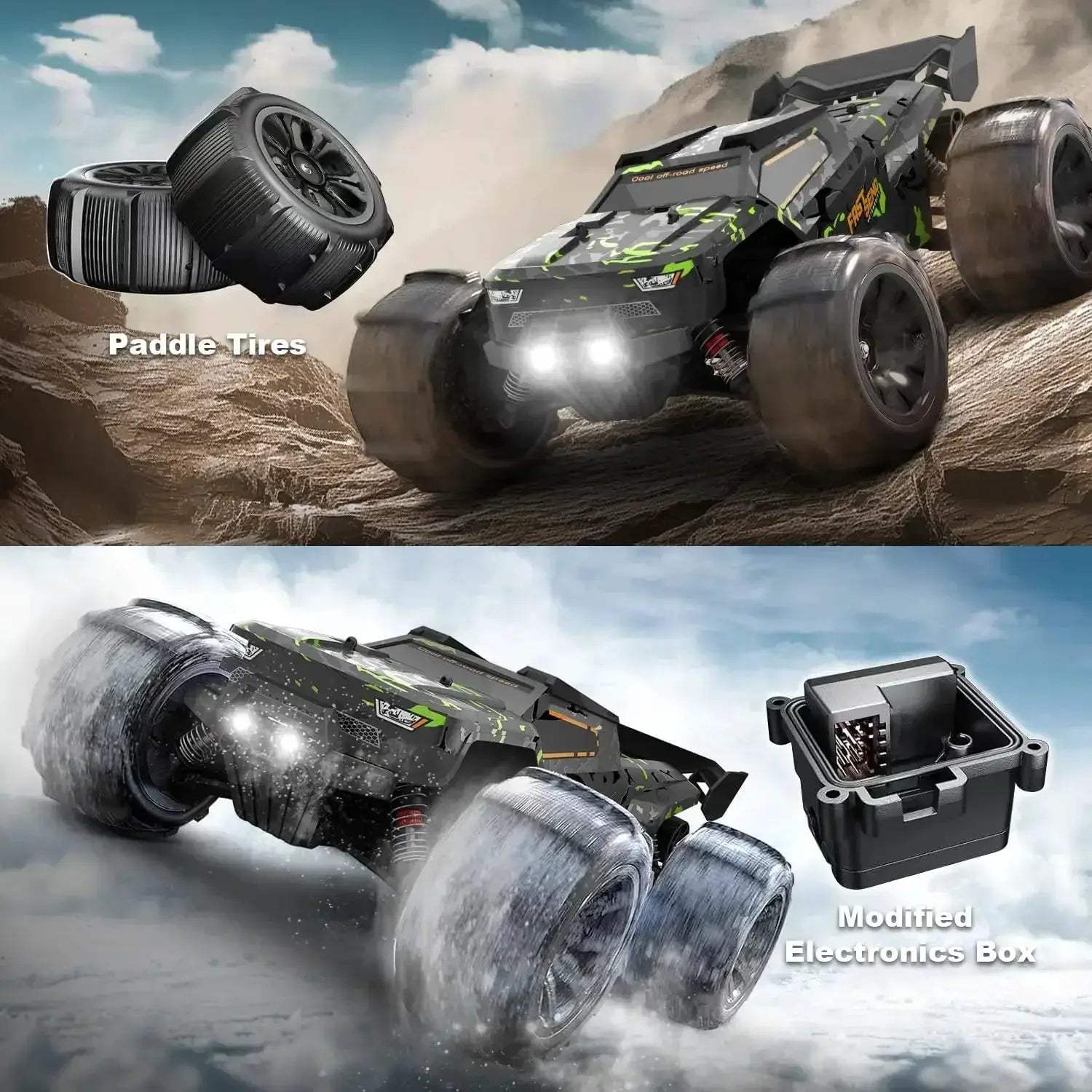 Brushless RC Cars 50 MPH Offroad Electric Remote Control - ToylandEU