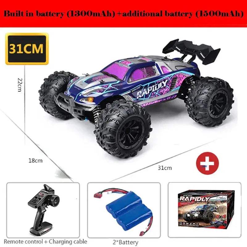 Brushless RC Drift Car 1:16 Scale With LED Lights 4WD - ToylandEU