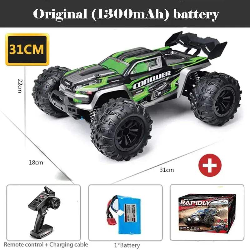 Brushless RC Drift Car 1:16 Scale With LED Lights 4WD - ToylandEU