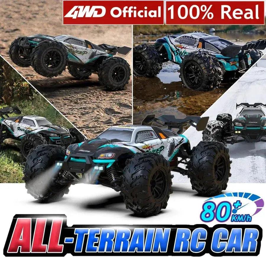  Brushless RC Drift Car 80kmh 4WD LED Lights -  ToylandEU™