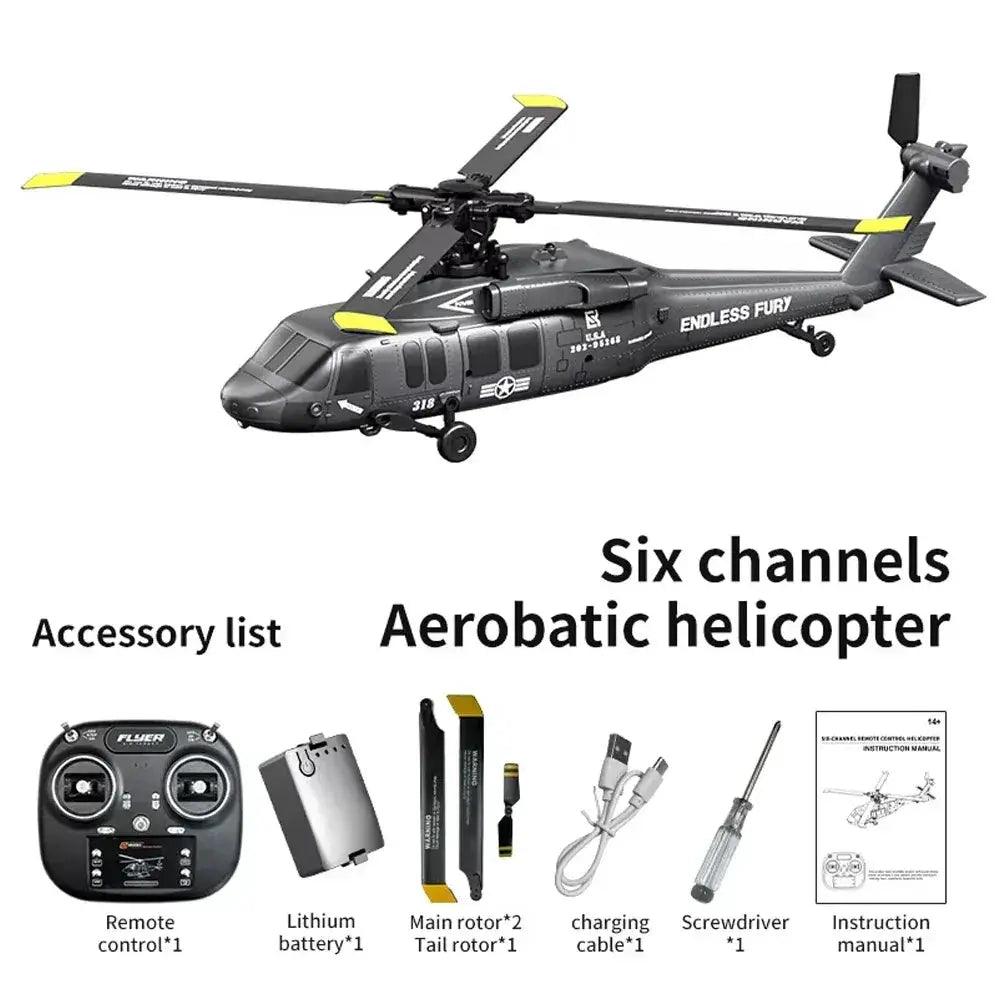  Brushless RC Helicopter 6 Axis Gyro For Inverted Stunts -  ToylandEU™
