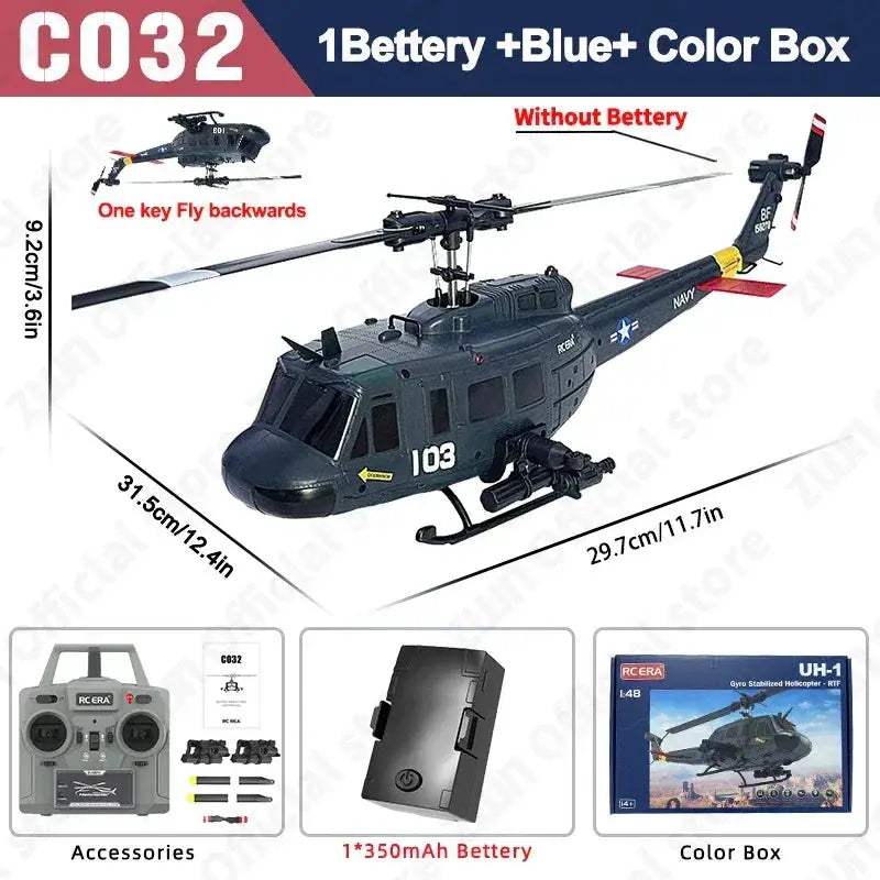 Brushless RC Helicopter Altitude Hold Gyro Stabilization - ToylandEU