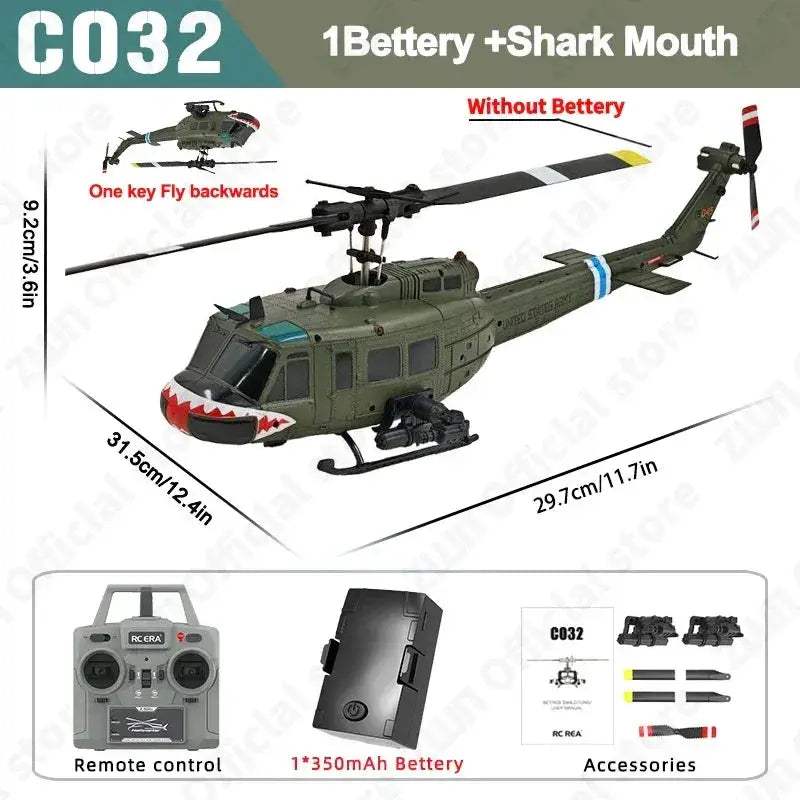 Brushless RC Helicopter Altitude Hold Gyro Stabilization - ToylandEU