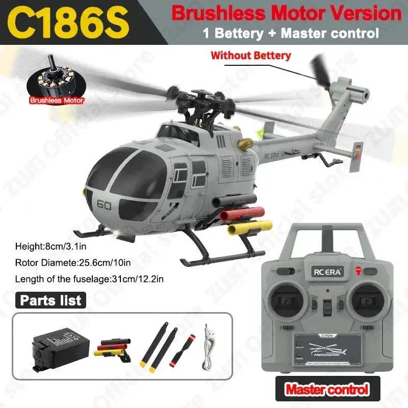 Brushless RC Helicopter With Altitude Hold And Gyro - ToylandEU