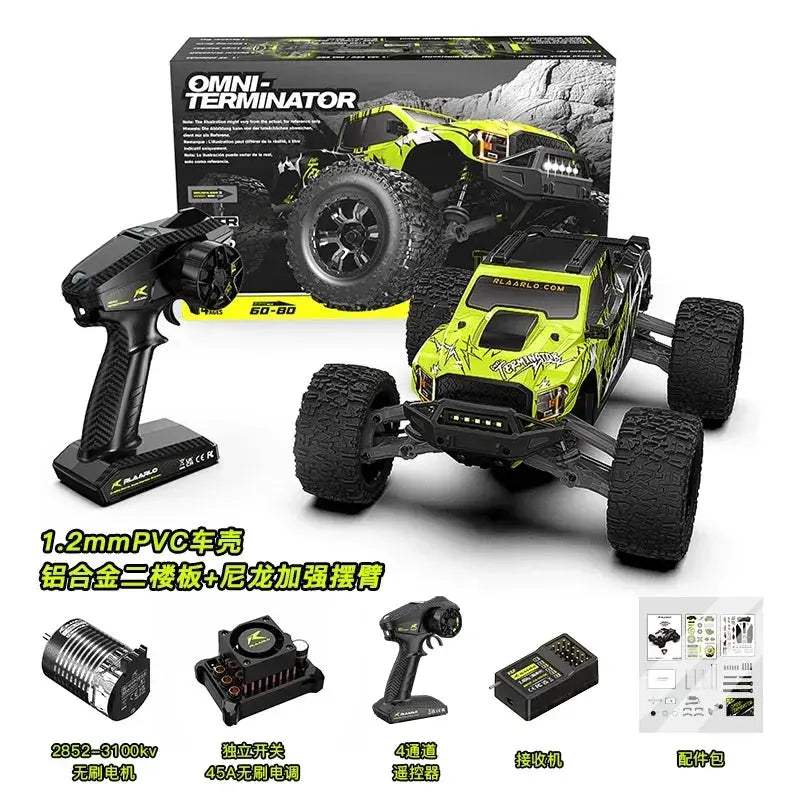 Brushless RC Monster Truck 4WD Off Road All Terrain - ToylandEU