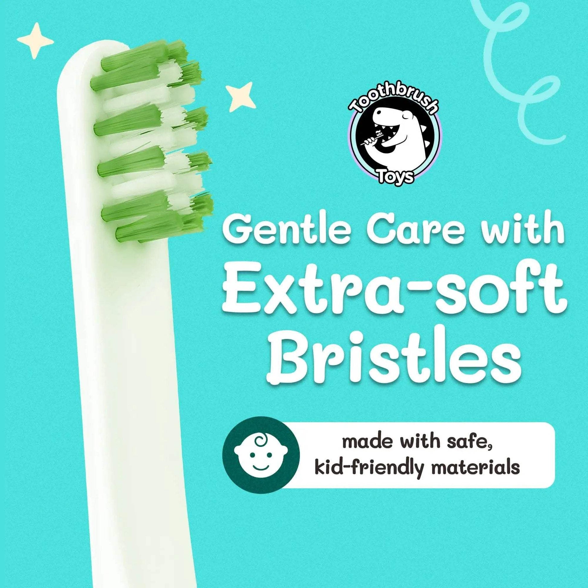Brushy the Brushasaurus Dinosaur Toothbrush for Kids – Fun Brush Toy - ToylandEU
