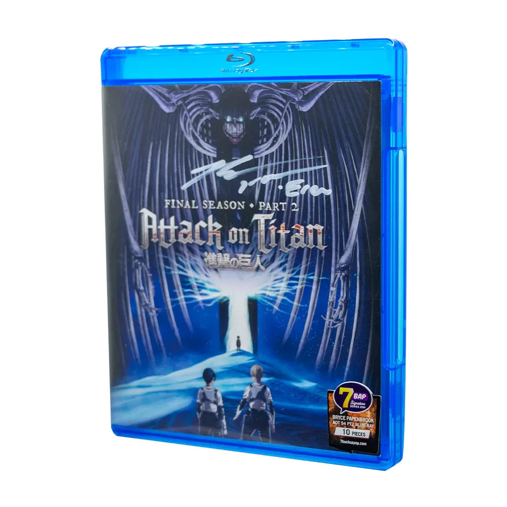 Attack On Titan Signed Blu Ray Collection Autographs
