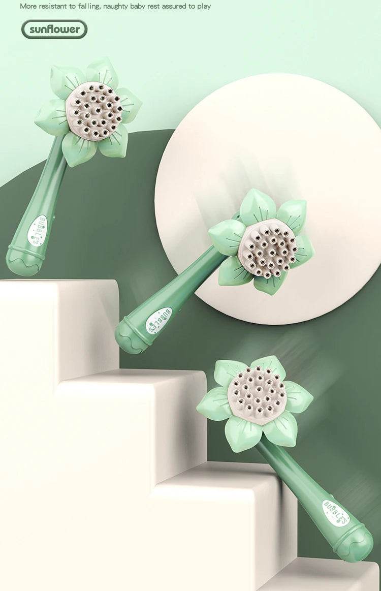 Bubble Machine Sunflower 23 Hole Electric Automatic Bubbles Gun - ToylandEU